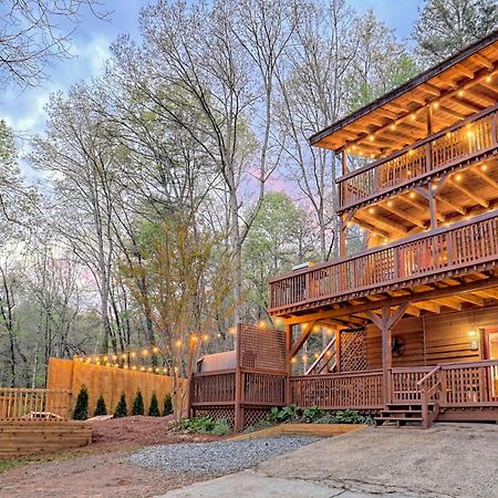 Near Downtown Helen - Hottub, Sauna, Game Room, Fire Pit Экстерьер фото