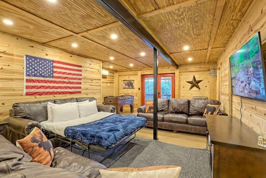 Near Downtown Helen - Hottub, Sauna, Game Room, Fire Pit Экстерьер фото