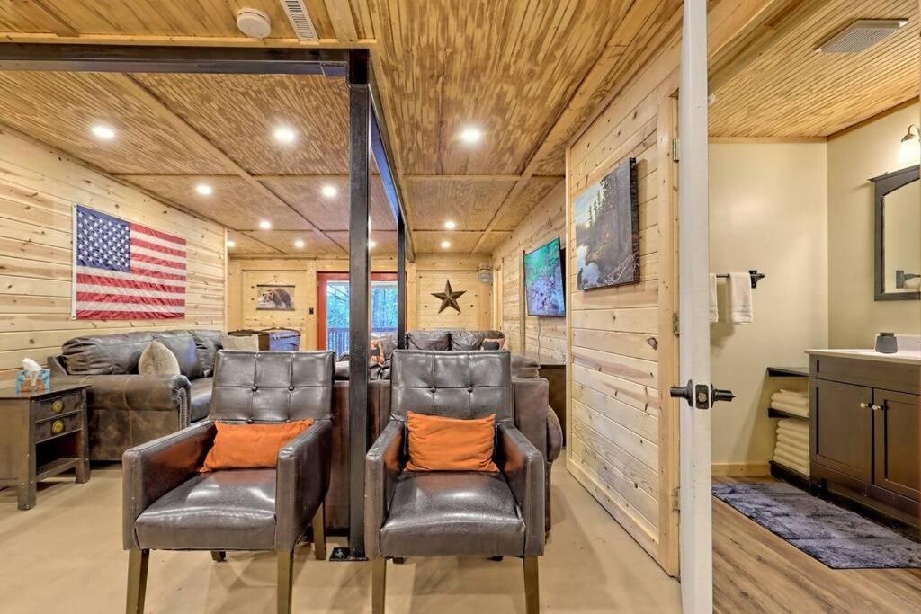 Near Downtown Helen - Hottub, Sauna, Game Room, Fire Pit Экстерьер фото