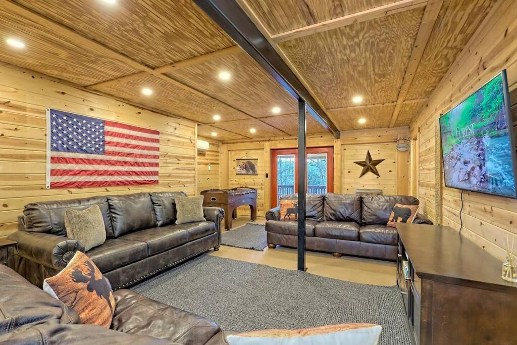 Near Downtown Helen - Hottub, Sauna, Game Room, Fire Pit Экстерьер фото